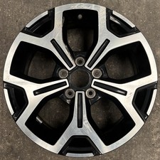 * 17" Genuine DACIA DUSTER  Alloy Wheel Rim 403008540R 6.5J ET50 BLACK DIAMOND