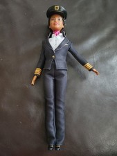 2016 Mattel Barbie Virgin Atlantic Barbie Pilot 10",Rare,  Made In Indonesia 