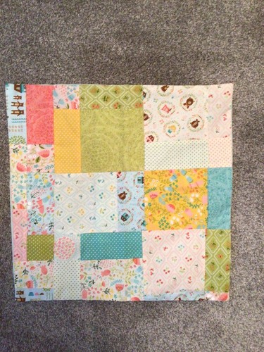 Handmade patchwork cushion - patchwork,