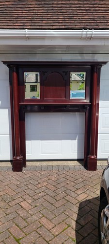 Antique large fire surround - fire,