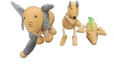 Set Of 3 Eco ANAMALZ Elephant