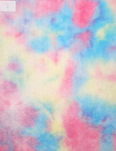 Dyed faux fur - , for