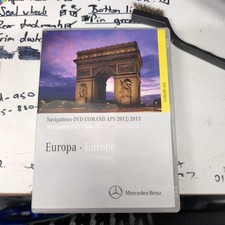 GENUINE MERCEDES COMAND APS SAT NAV NAVIGATION DVD DISC V9 2012/2013 EUROPE 