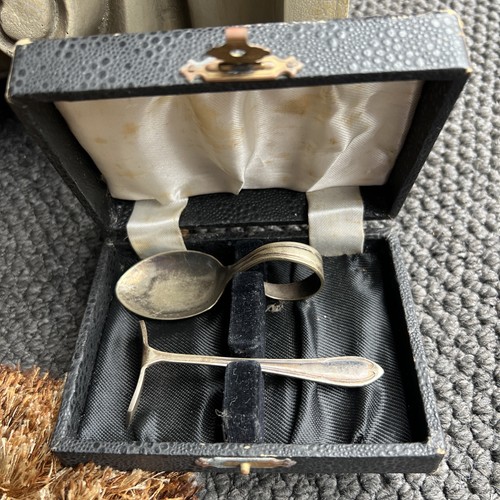 Baby vintage christening spoon - baby,