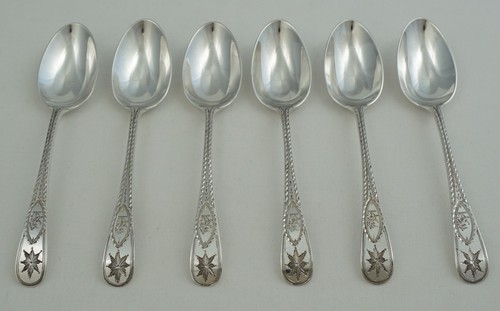 Six silver bright - six, 5+"