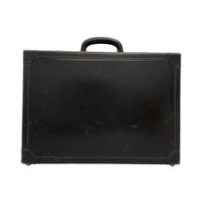 Auth ASPREY - Black Leather
