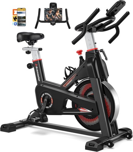 Quiet app connected spin bike - quiet,