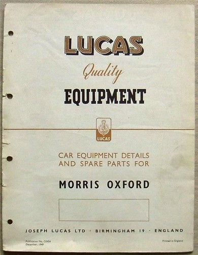 Lucas morris oxford - morris,