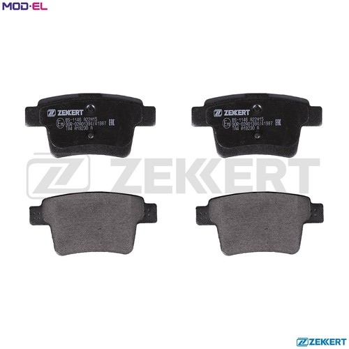 Brake pad set disc - brake,