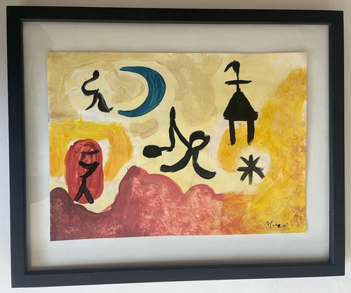 Miro joan original painting - miro,