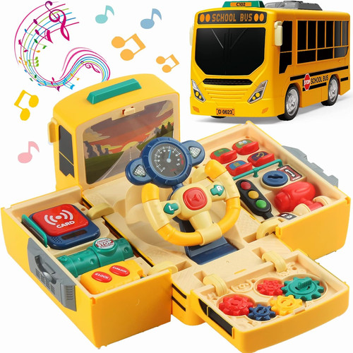 School bus toy with - toy, sound