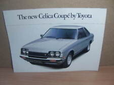 New Celica Coupe by Toyata c1978 eight-page Sales Brochure