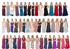 Long full length - length, satin