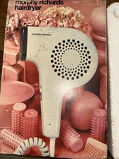 Vintage Morphy Richards Hairdryer Model 4822 White 240V Boxed Retro Dryer