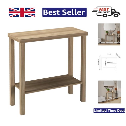 Sleek tier wooden console - sleek,