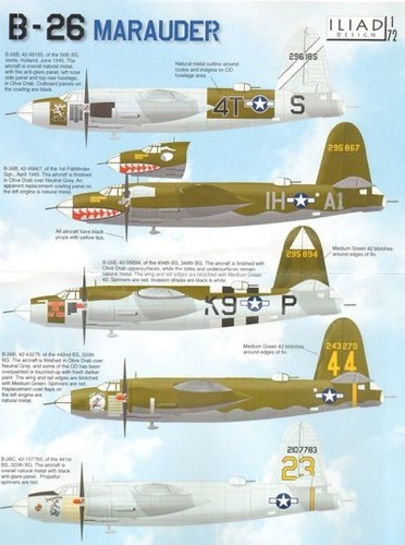 Iliad design martin b 26b - 1/72, b-26b
