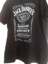 Jack Daniels Black T-Shirt Size L and Bandana