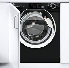 Hoover HBWS49D3ACBE-80 H-Wash 300 9kg 1400rpm Integrated Washing Machine - Black