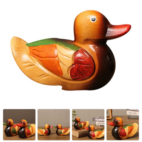 Pair mandarin ducks model - ducks,