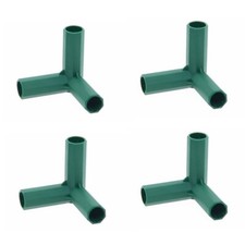 4pcs 16mm Garden Plant Support Connectors Plant Stake Climbing Pole Joints