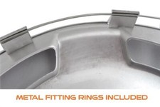 Set of 4 14" Silver Wheel