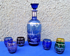 Art deco Glass Liquor set