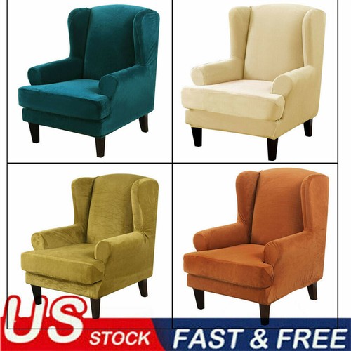 Wingback chair cover pieces - chair, 2-pieces