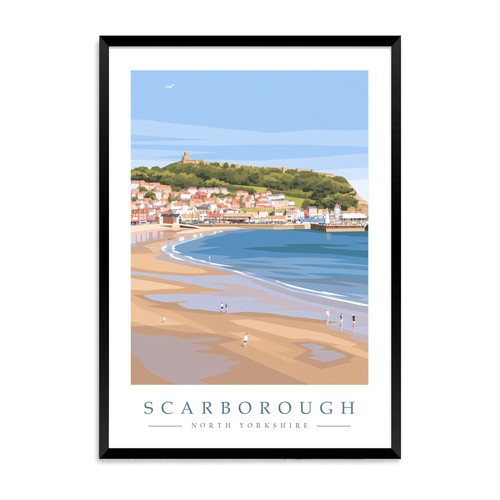 Scarborough travel poster - scarborough,