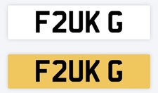F*CK G  Private number plate cherished registration F2 UKG  personal car reg
