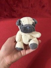 TATTY TEDDY MY BLUE NOSED FRIENDS 4" PLUSH 95 FOO THE PUG RARE SOFT TOY 
