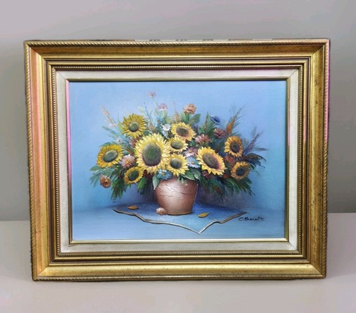 Framed sunflower flower - sunflower,