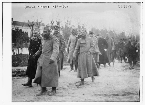 Servian officer refugees - servian,