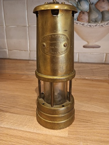Vintage brass hockley lamp - brass,