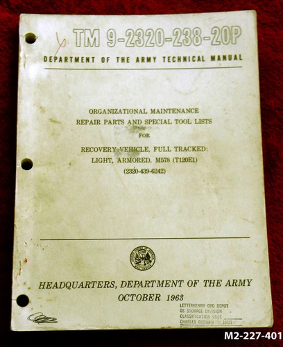1963 light armored m578 - armored,,