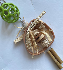 Parrot Bird Cage Hanging Toy with Bell