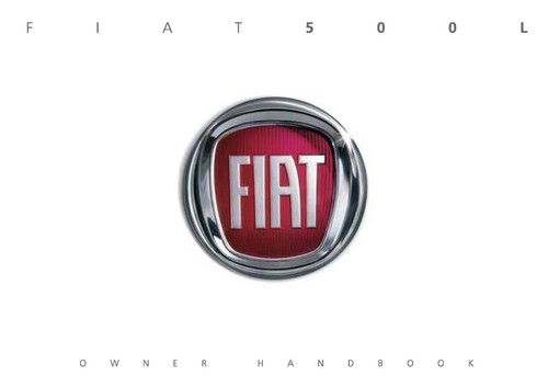Fiat 500l owners handbook - 500l,