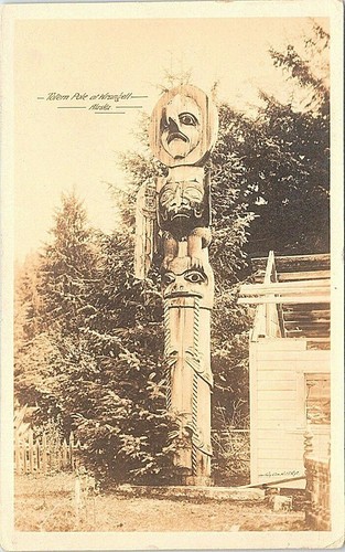 Rppc wrangell alaska indian - rppc,