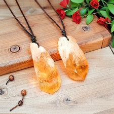 2Pcs RAW Natural Citrine