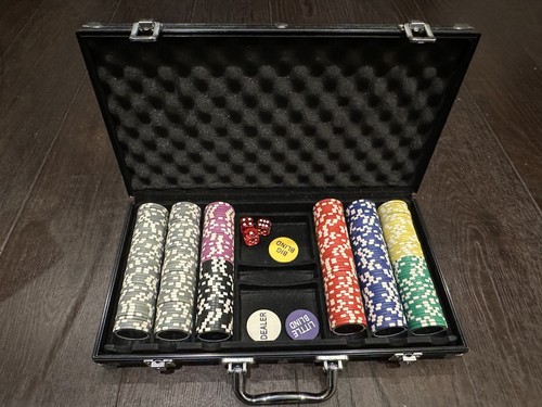 Poker chips set - set, with