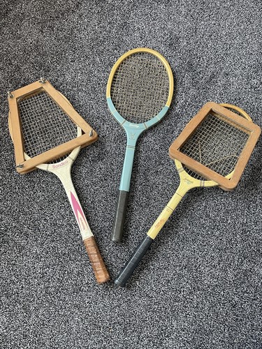 Vintage wimbledon wooden - x3,