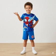Boys Spidey Shortie Pyjamas