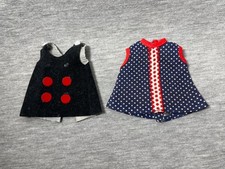 Tunic dress x 2 velveteen navy