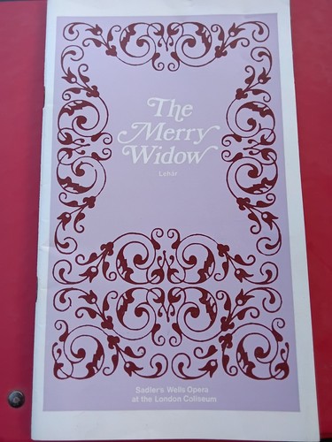 1972 merry widow - sadlers, wells