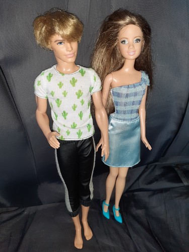 Barbie dolls couple family - dolls,