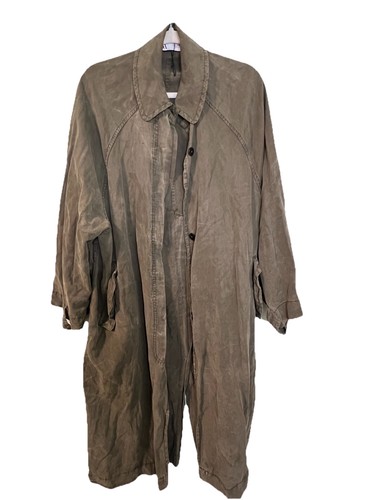 Zara olive green trench coat - olive,
