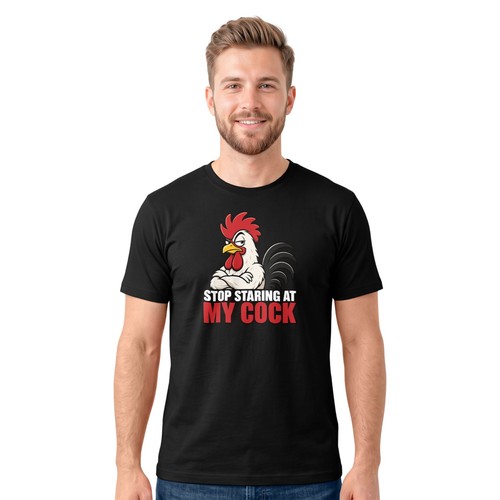 Funny chicken shirt stop - t,