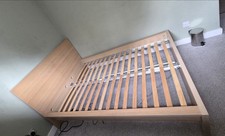 IKEA Malm Wooden Bed Frame Oak