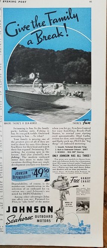 1939 johnson seahorse outboard - seahorse,