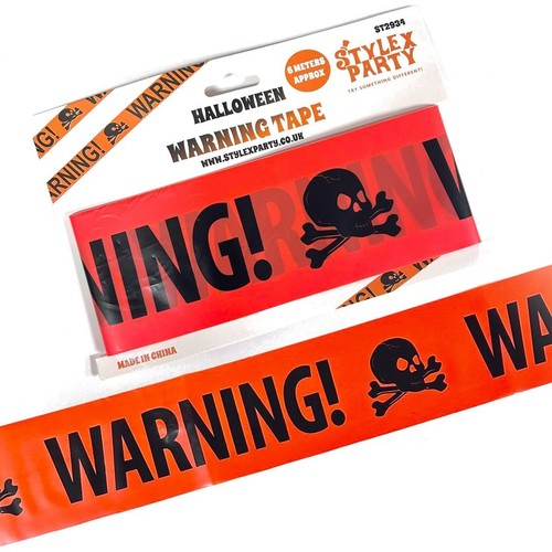 Orange warning tape - warning,