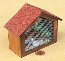 Painted And Decorated Aviary